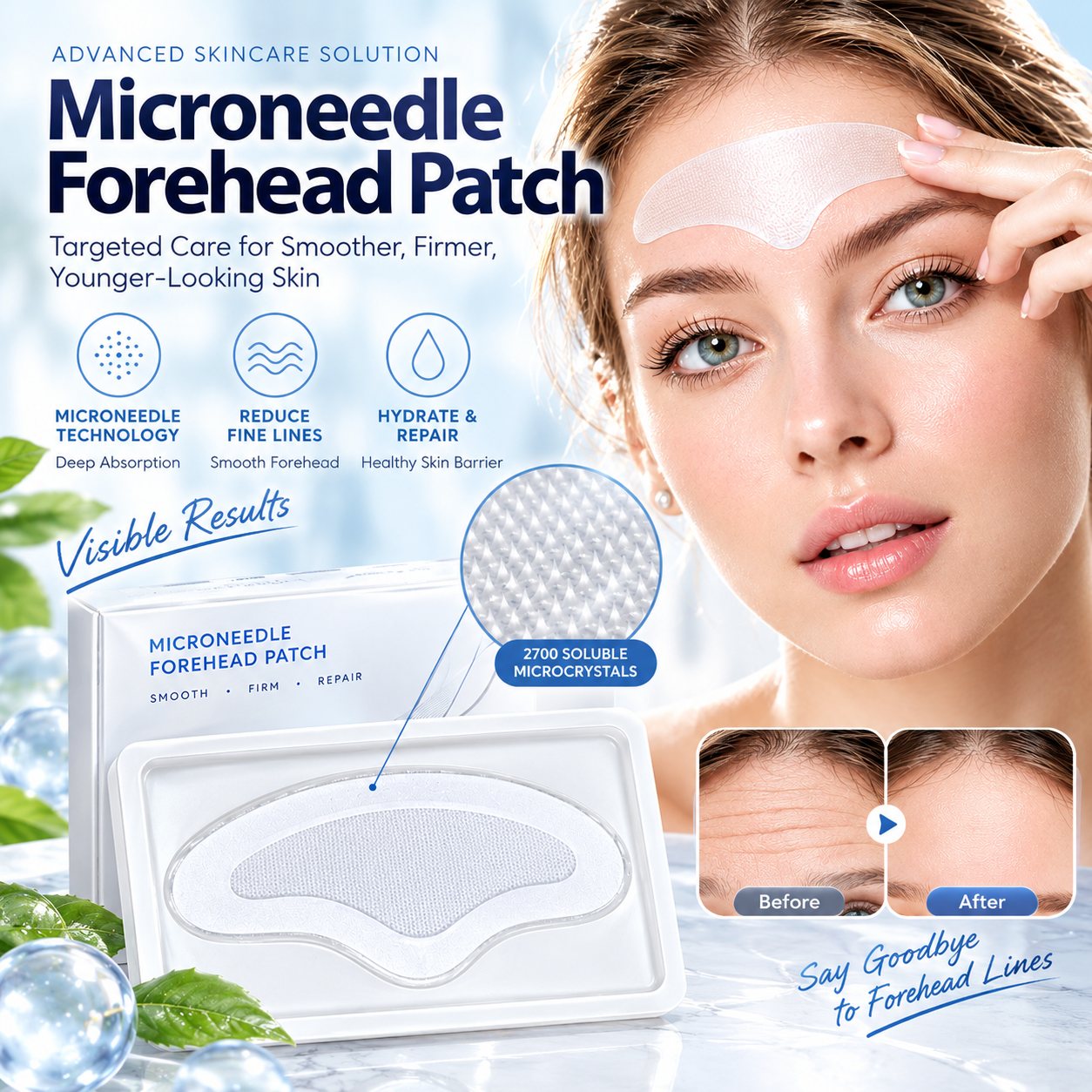 Microneedle Acne Patch & Forehead Patch Series OEM / ODM private label category